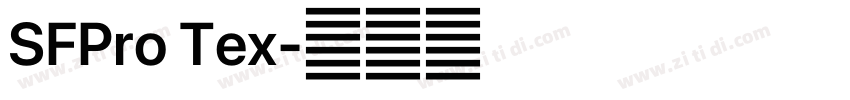 SFPro Tex字体转换